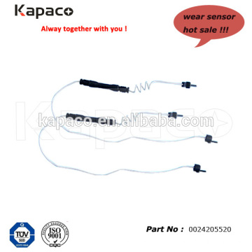 Sensor de desgaste de freno Kapaco 0024205520 para pastillas de freno mecedes benz
